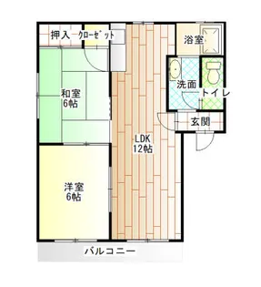 サンフローラ・江本【201号室】の間取り