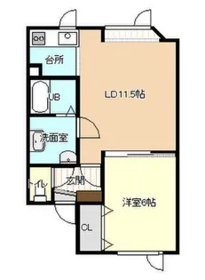 フレンドリー和光C【B号室】の間取り