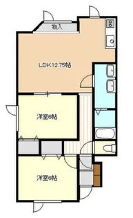 フレンドリー和光D【G号室】の間取り