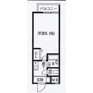 ハイツウエスティ【105号室】の間取り