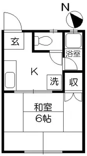 コーポ石黒【2階】の間取り