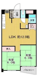 住之江コーポ【2階】の間取り