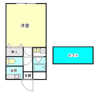 コーポエポック【113号室】の間取り