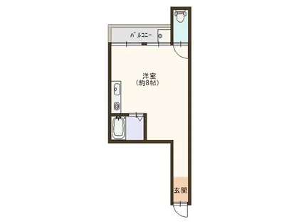 さくらんぼハイツ【202号室】の間取り