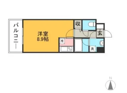 WAKO大手門【0902号室】の間取り