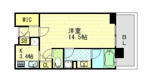 グランフロント大阪オーナーズタワー【4階】の間取り