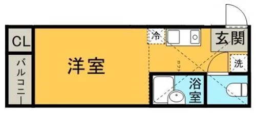 K’s sumire【0201号室】の間取り