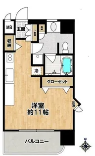 オークメゾン新神戸【904号室】の間取り