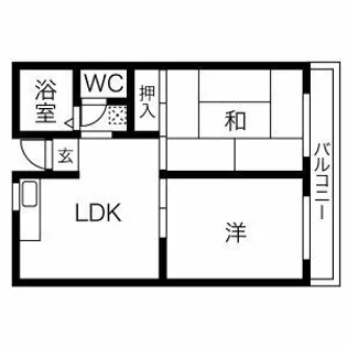 GM藤田町EAST【304号室】の間取り