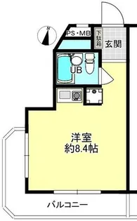 Dom Shoei【1A号室】の間取り