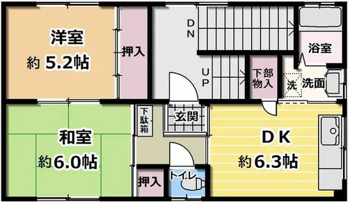 小林マンション【2階】の間取り