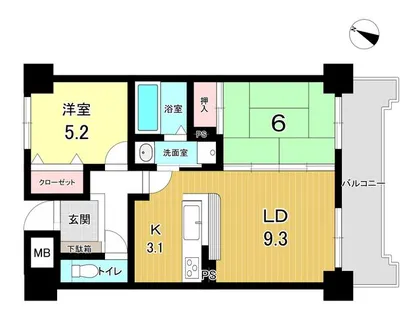 エメラルドマンション南台の画像