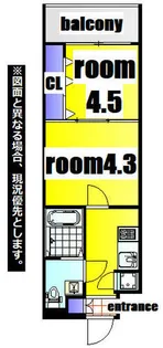 No.63 ORIENT CAPITAL TOWER【13階】の間取り