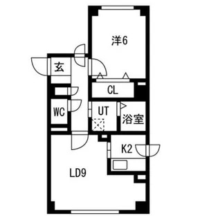 グランドティトンN32【403号室】の間取り