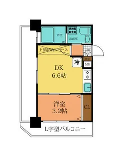 NO71オリエントトラストタワー【2212号室】の間取り