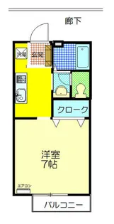 Y・クレモアⅡ【1階】の間取り