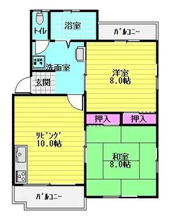 常磐ビル【2階】の間取り