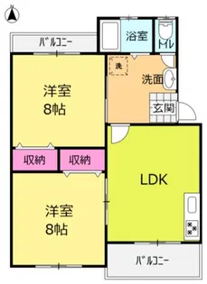 常磐ビル【2階】の間取り