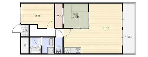 ライゼックス長浜 Ⅱ【106号室】の間取り