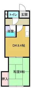 日の出パレス21【1階】の間取り