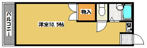フォーラムハッコウ【2階】の間取り