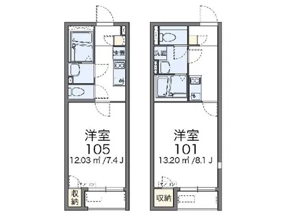 レオネクスト行橋Ⅱ【1階】の間取り