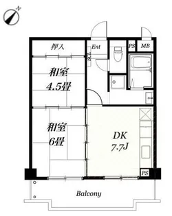 メゾンスヌーピー【2階】の間取り