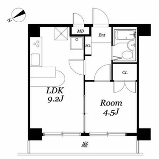 カーサノア八事【4階】の間取り