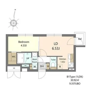 S-RESIDENCE医大南altier【2階】の間取り