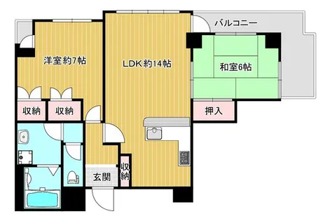 メゾンドール昭和【3階】の間取り