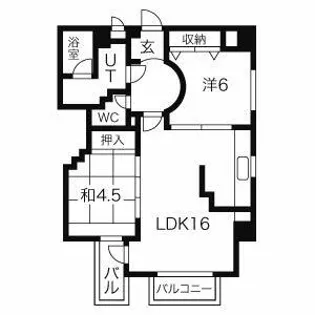 カ・ドーロ ムロガ【4C号室】の間取り