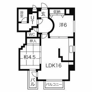 カ・ドーロ ムロガ【4C号室】の間取り