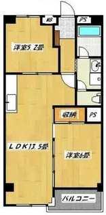 城野駅前ビル【506号室】の間取り