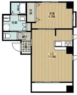 ヴェルデノア【4階】の間取り