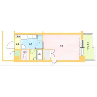 テラス イソハマ【6階】の間取り