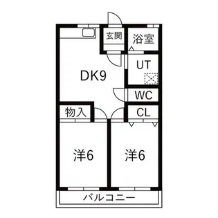 サンエイハイツ【203号室】の間取り