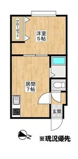 ノーザンエポックA【306号室】の間取り