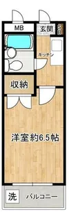 シティライフ八幡【101号室】の間取り