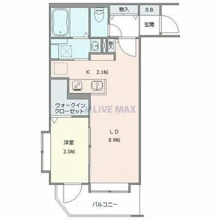 アルファスクエア北11東1【5階】の間取り