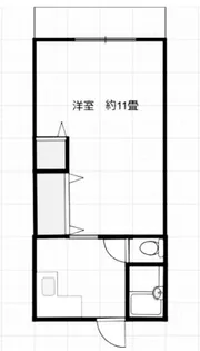 ナニワハイツ【302号室】の間取り