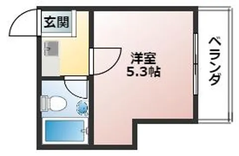 サンパレス21東園田【2階】の間取り