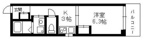 第二リーフビル【2階】の間取り