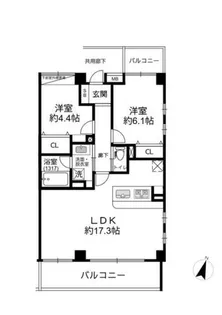 KITANO MAISON KOBE【3階】の間取り