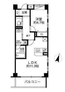 KITANO MAISON KOBE【2階】の間取り