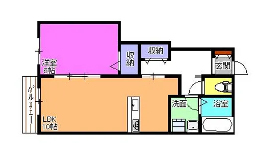 アリスⅡ【1階】の間取り