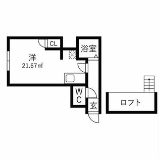 ニキハウス平岡【1階】の間取り