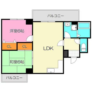 リアライズ荒本【4階】の間取り