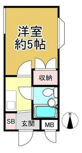 シティライフ八幡【2階】の間取り