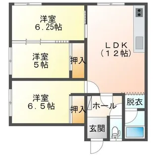 ピュアA【3階】の間取り