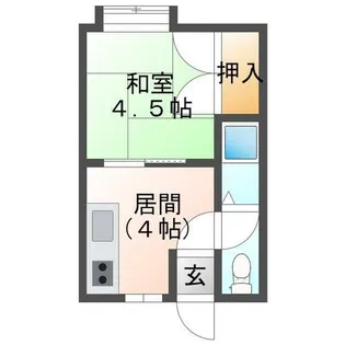 スリーウェイブ【2階】の間取り